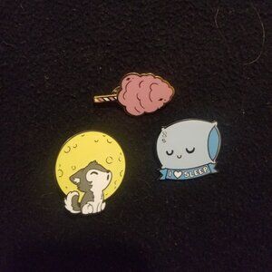 Etsy and Teeturtle Pins